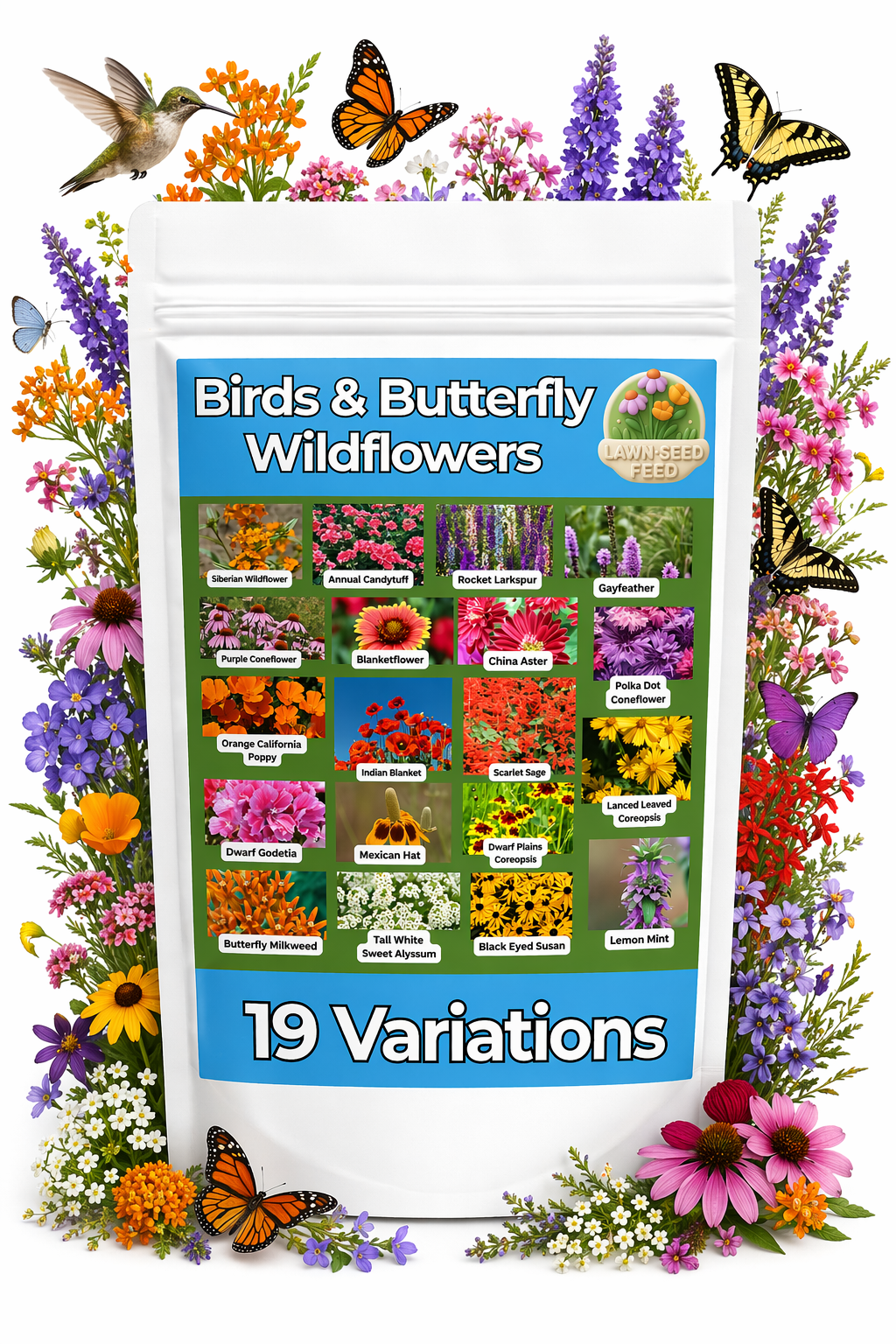 Birds & Butterfly Wildflower Mix