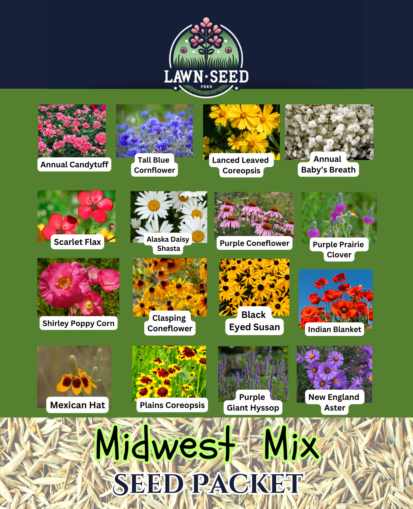 Midwest Wildflower Mix